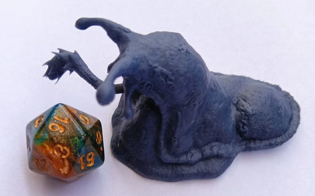 Миниатюра Гигантского Слизня для ролевых игр