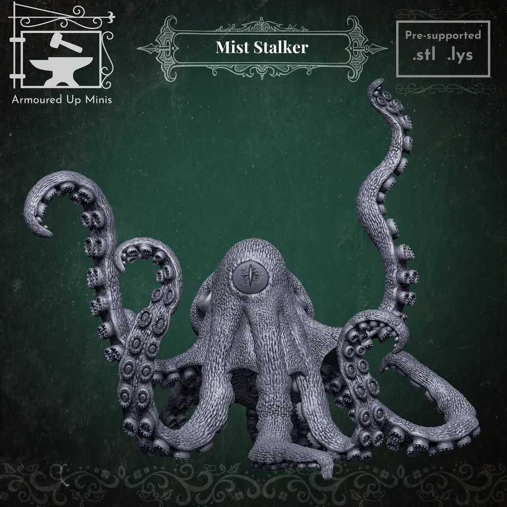 Миниатюра Mist Stalker для настольных RPG