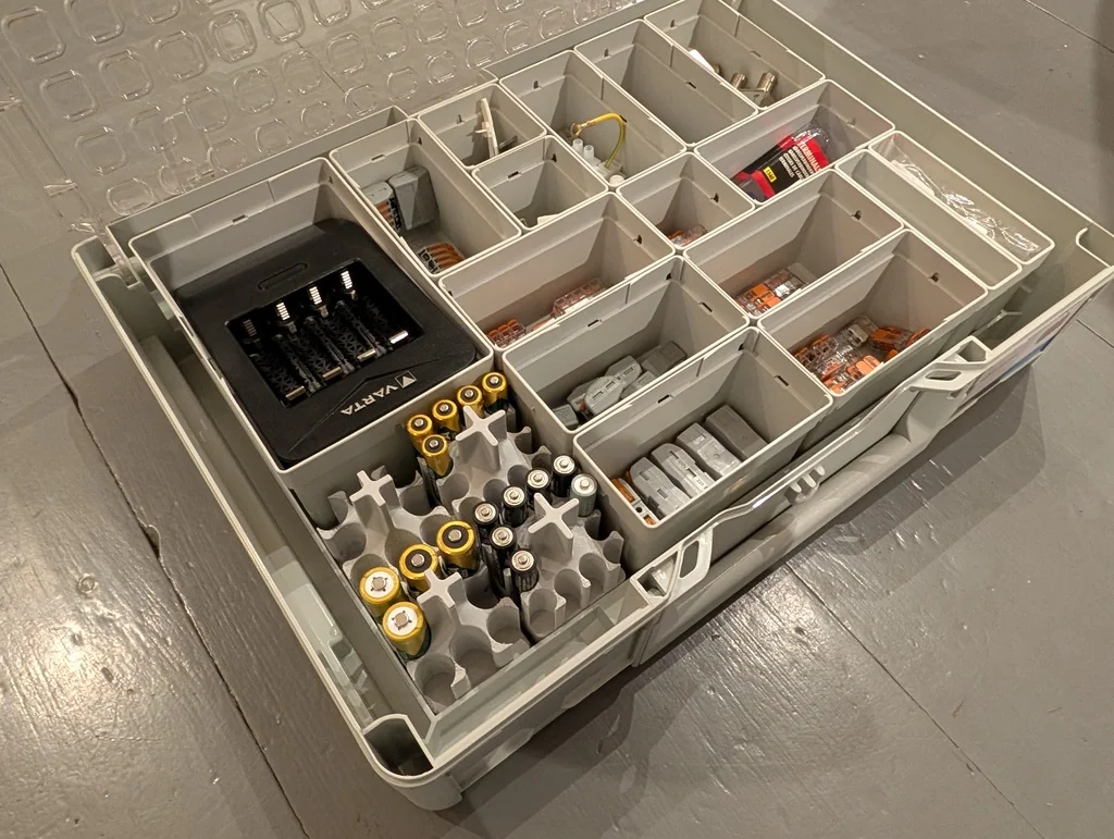 Органайзер для батареек Systainer AA AAA