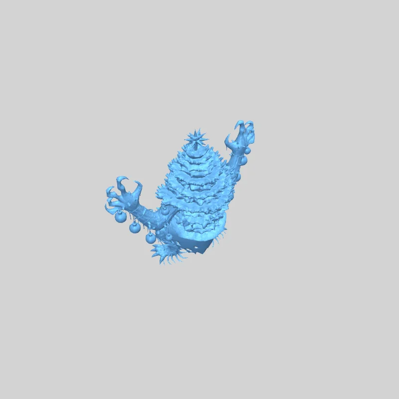 3D Модели Рождественских Монстров