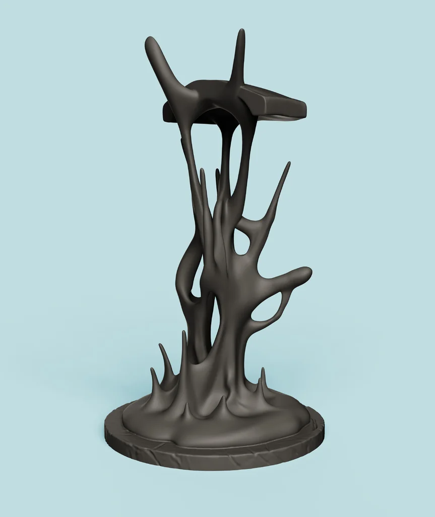 Подставка для наушников в стиле симбиота | Уникальный подарок геймеру