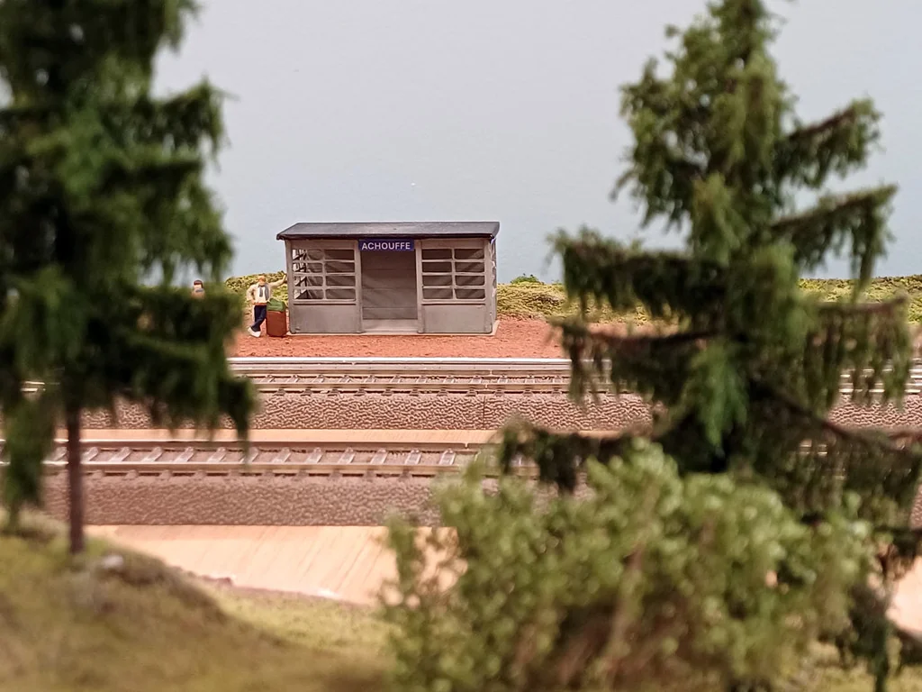 Модель укрытия SNCB/NMBS в масштабе H0