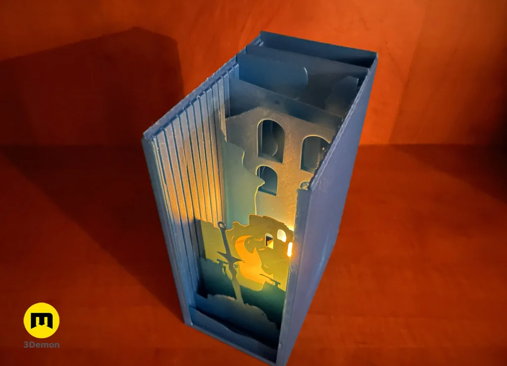 3D модель: Костер из Dark Souls для книжной ниши