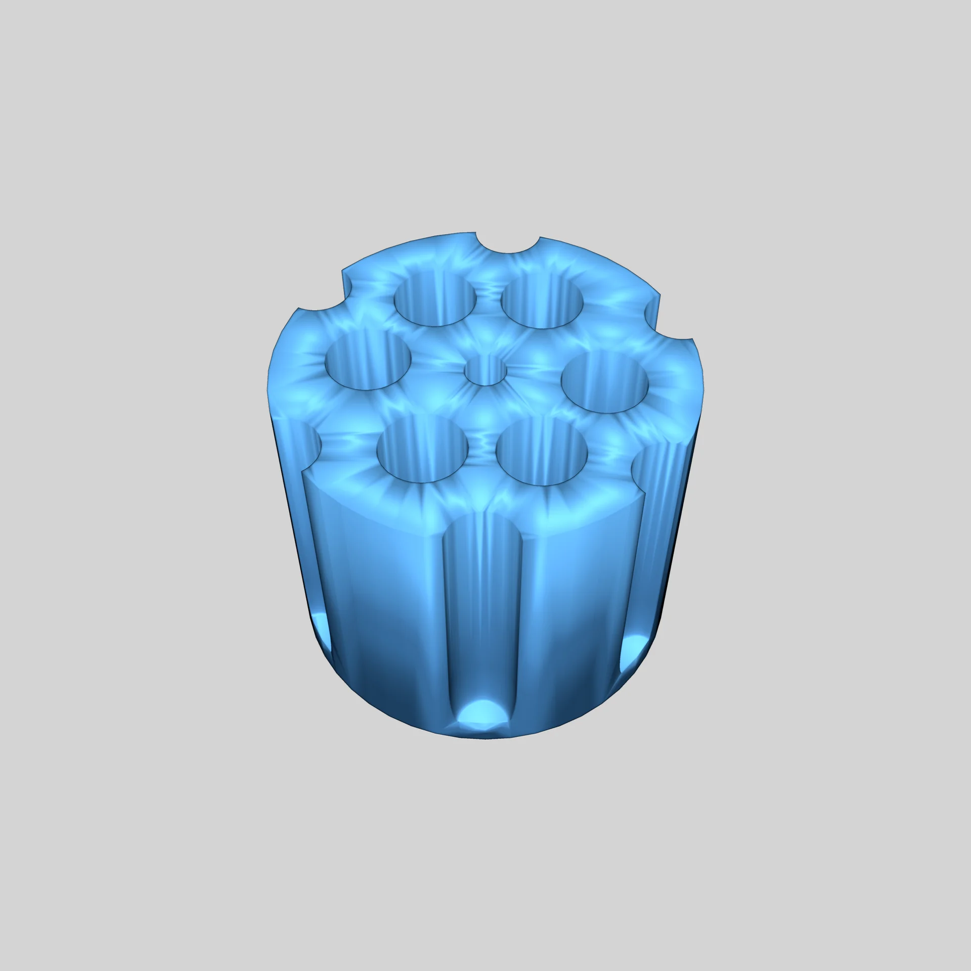 Подставка для ручек в форме патрона револьвера