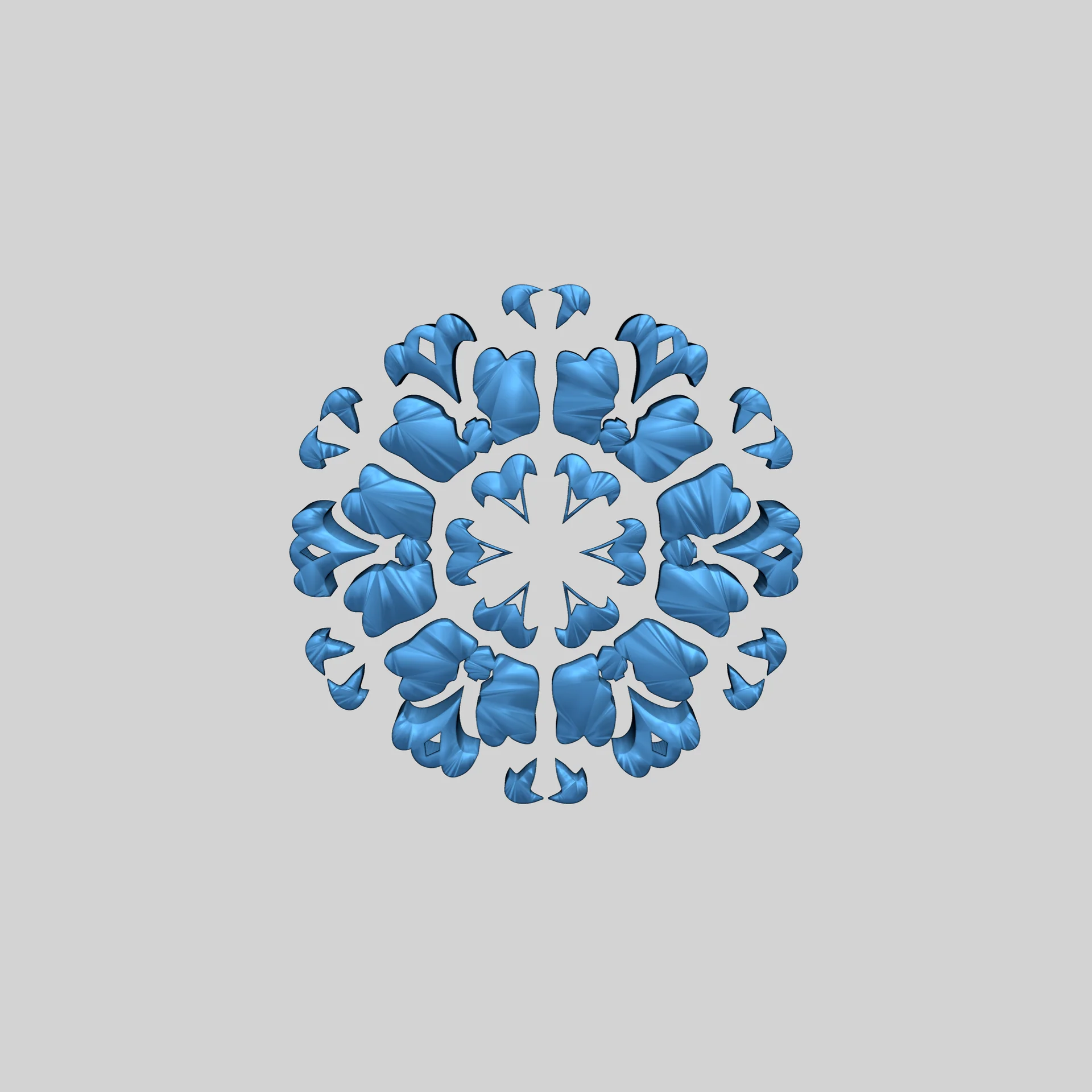 Кружевные праздничные ornaments для 3D печати