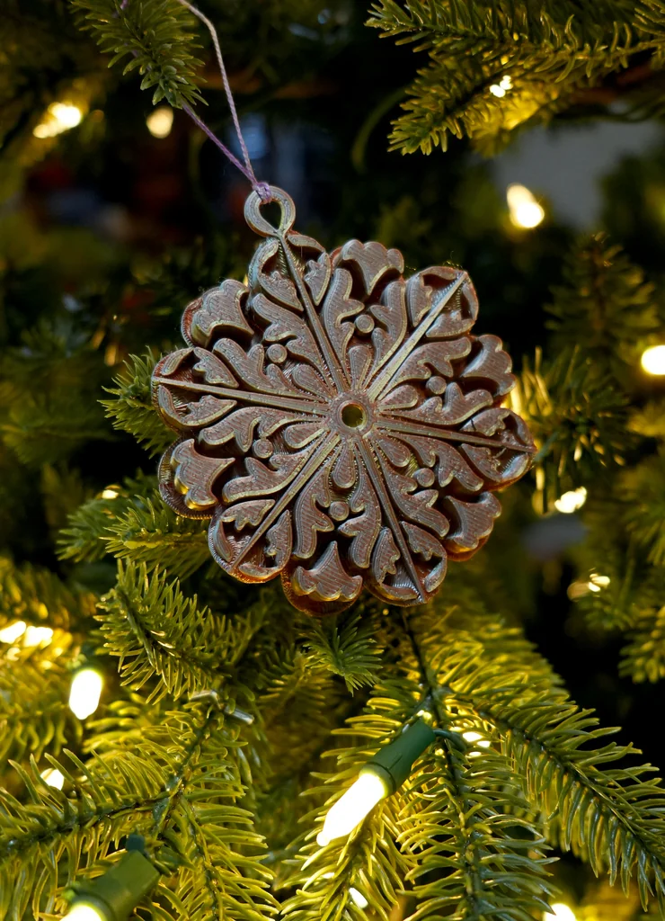 Кружевные праздничные ornaments для 3D печати