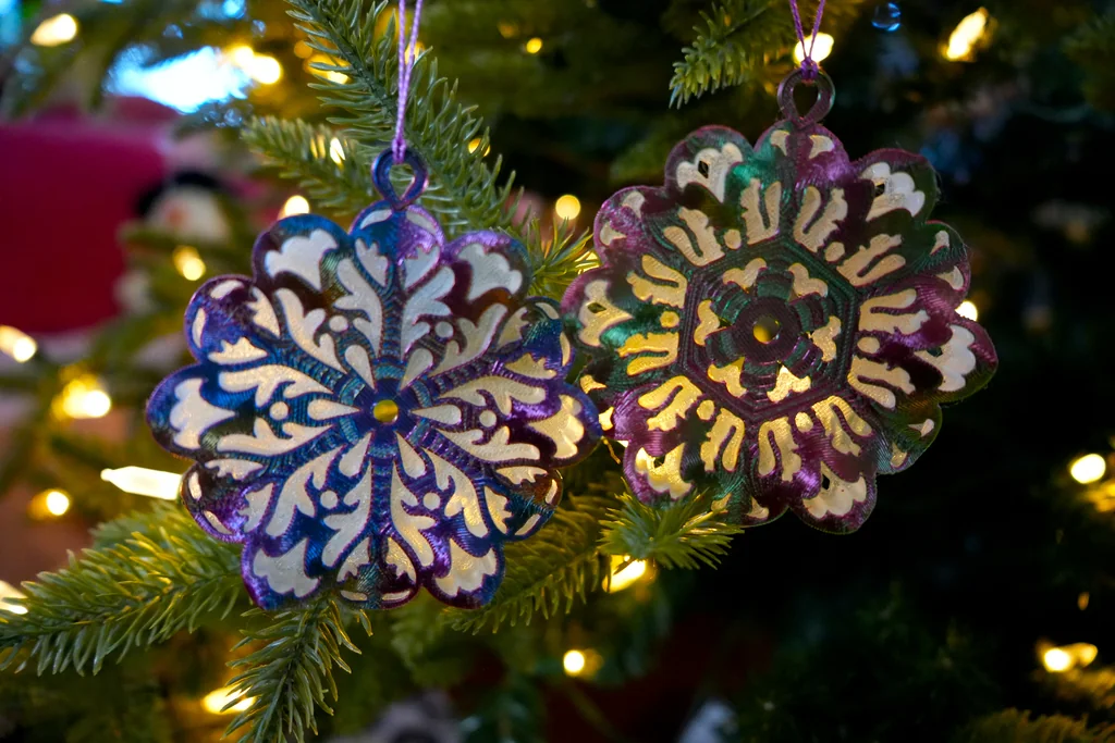 Кружевные праздничные ornaments для 3D печати