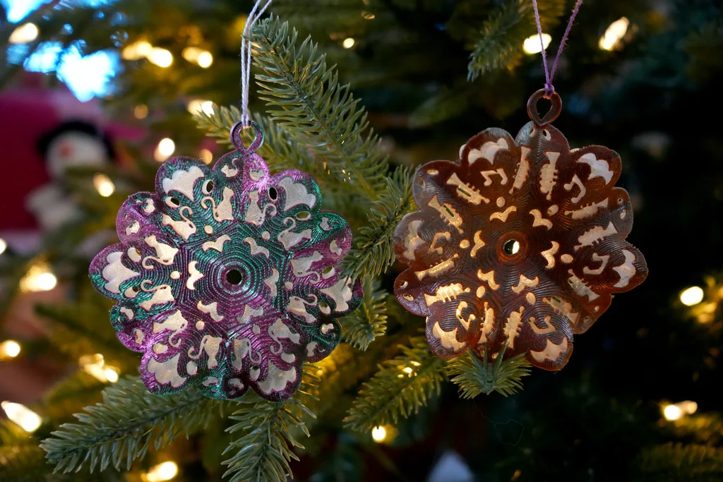 Кружевные праздничные ornaments для 3D печати