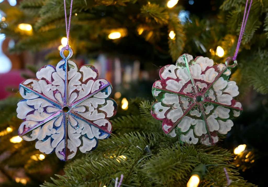 Кружевные праздничные ornaments для 3D печати