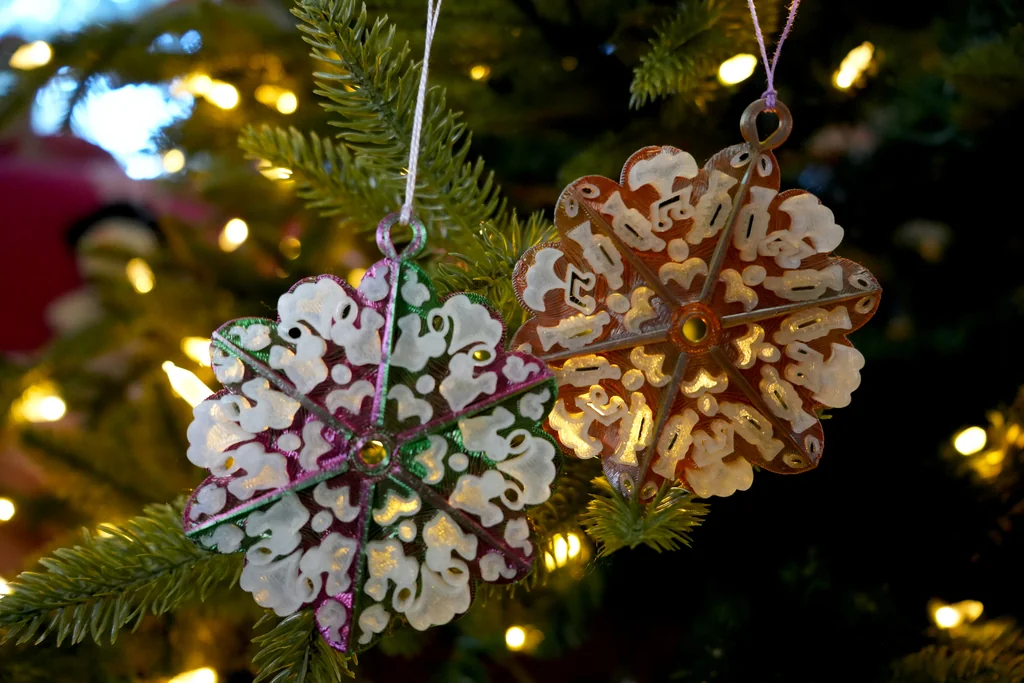 Кружевные праздничные ornaments для 3D печати