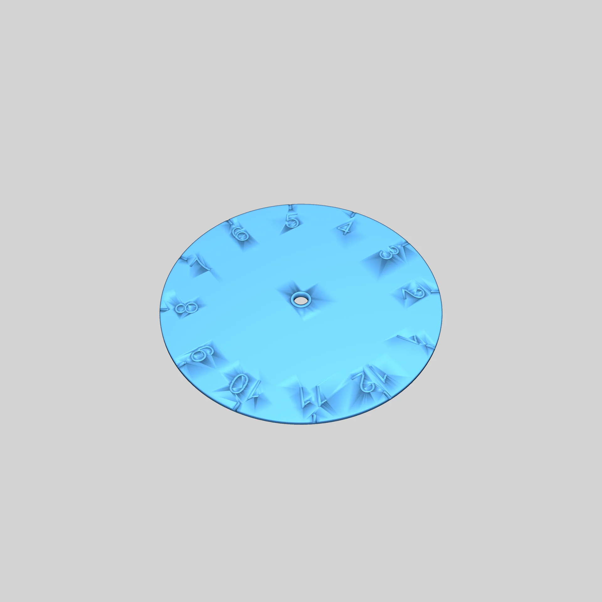 Инвертированные настенные часы