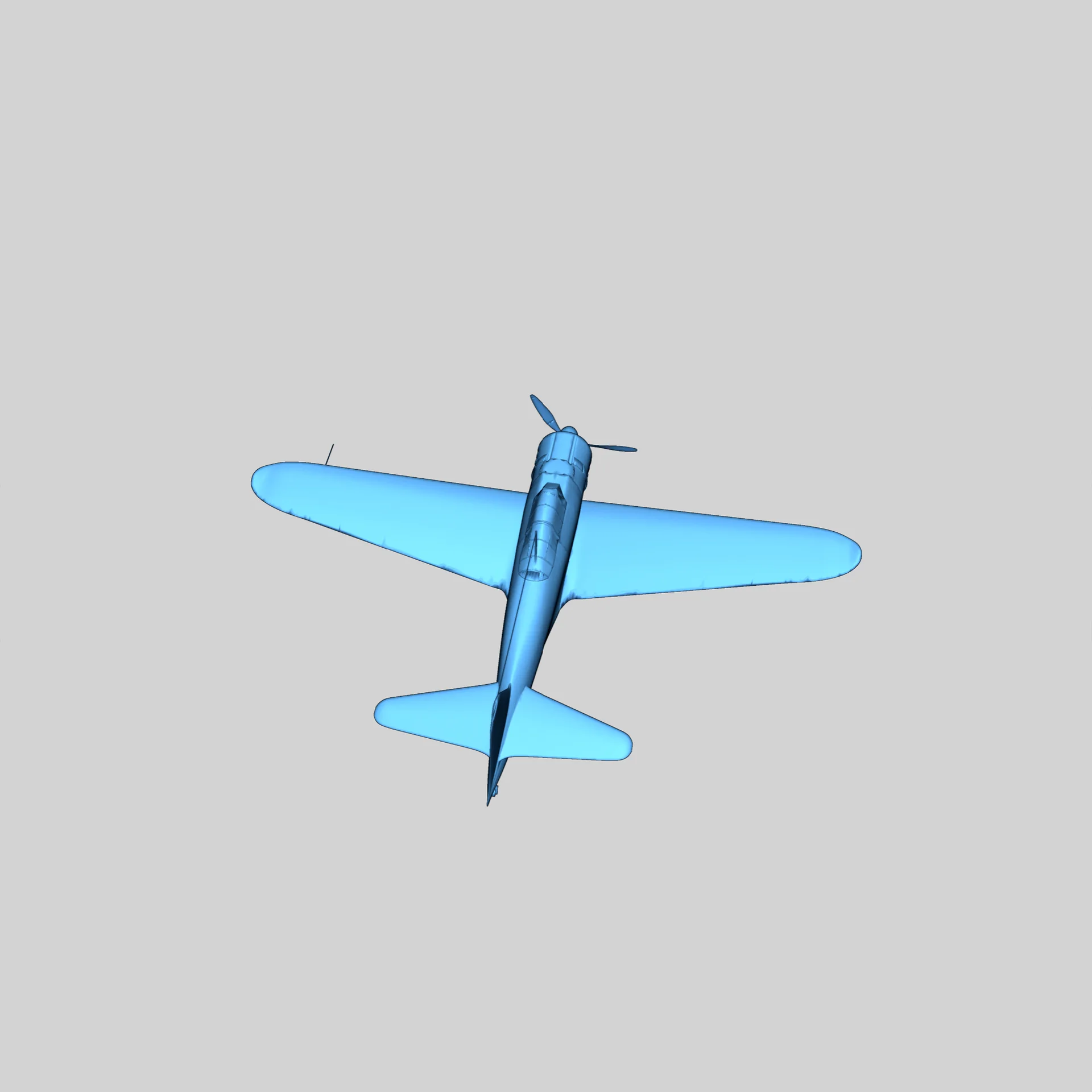 Модель истребителя Mitsubishi A6M2 Zero