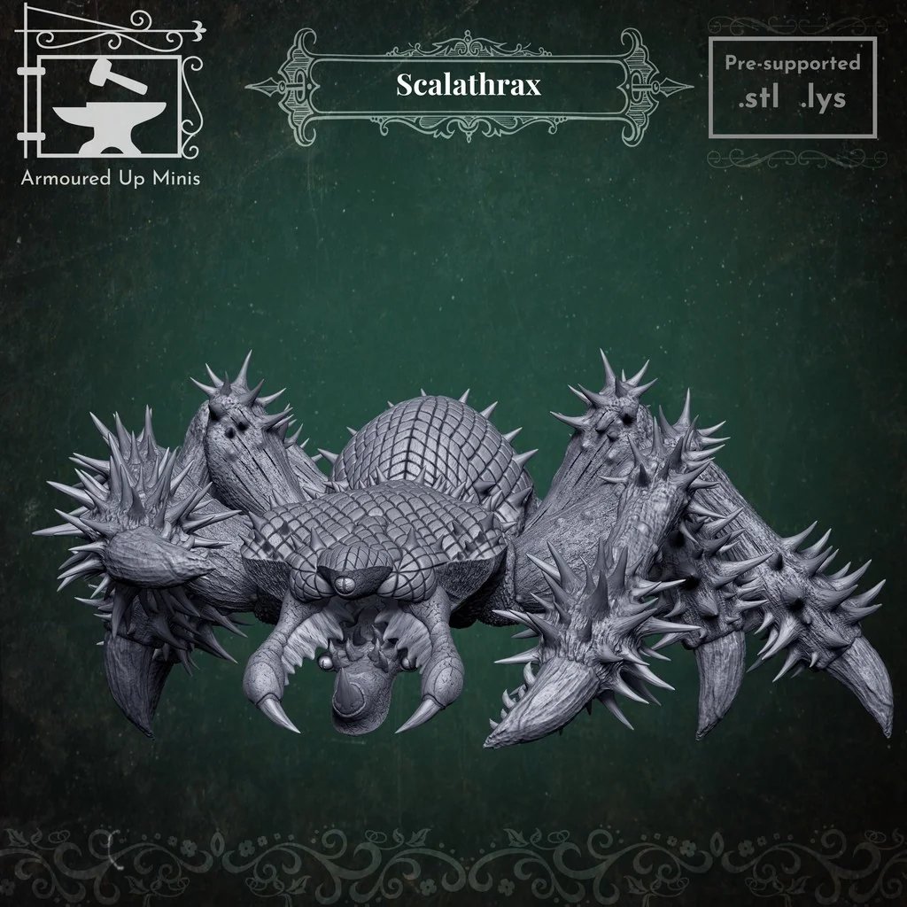 Миниатюра Scalathrax для настольных игр