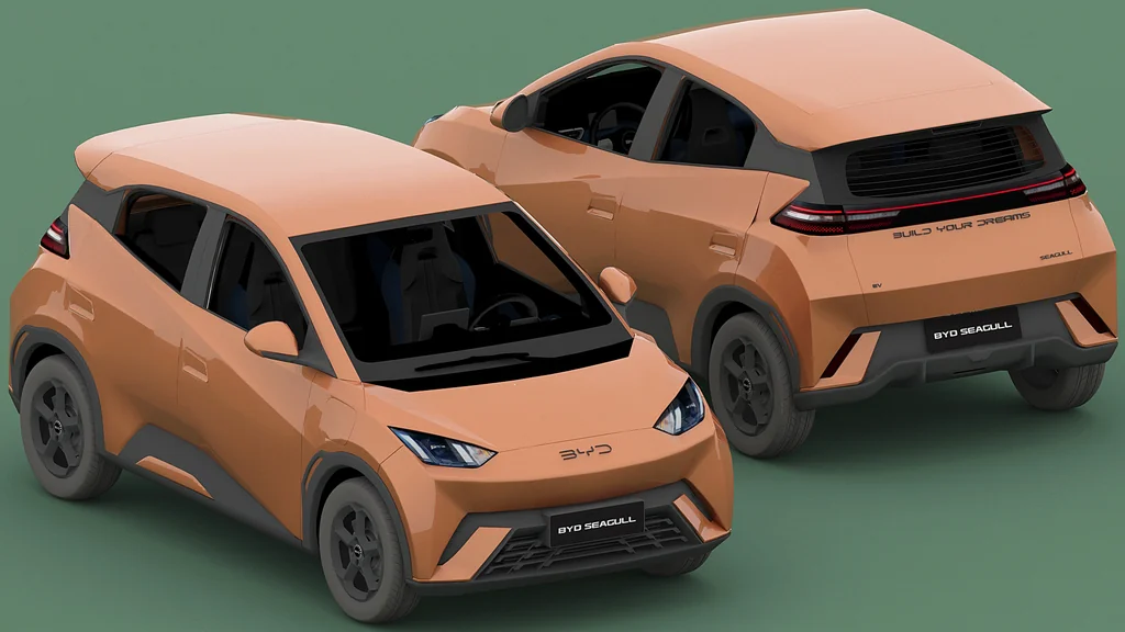 3D Модель BYD Seagull 2024