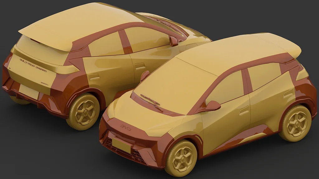 3D Модель BYD Seagull 2024