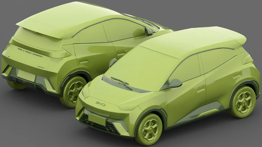 3D Модель BYD Seagull 2024