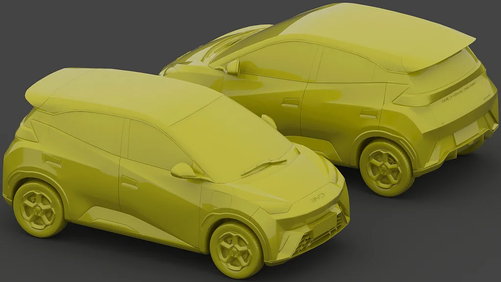 3D Модель BYD Seagull 2024