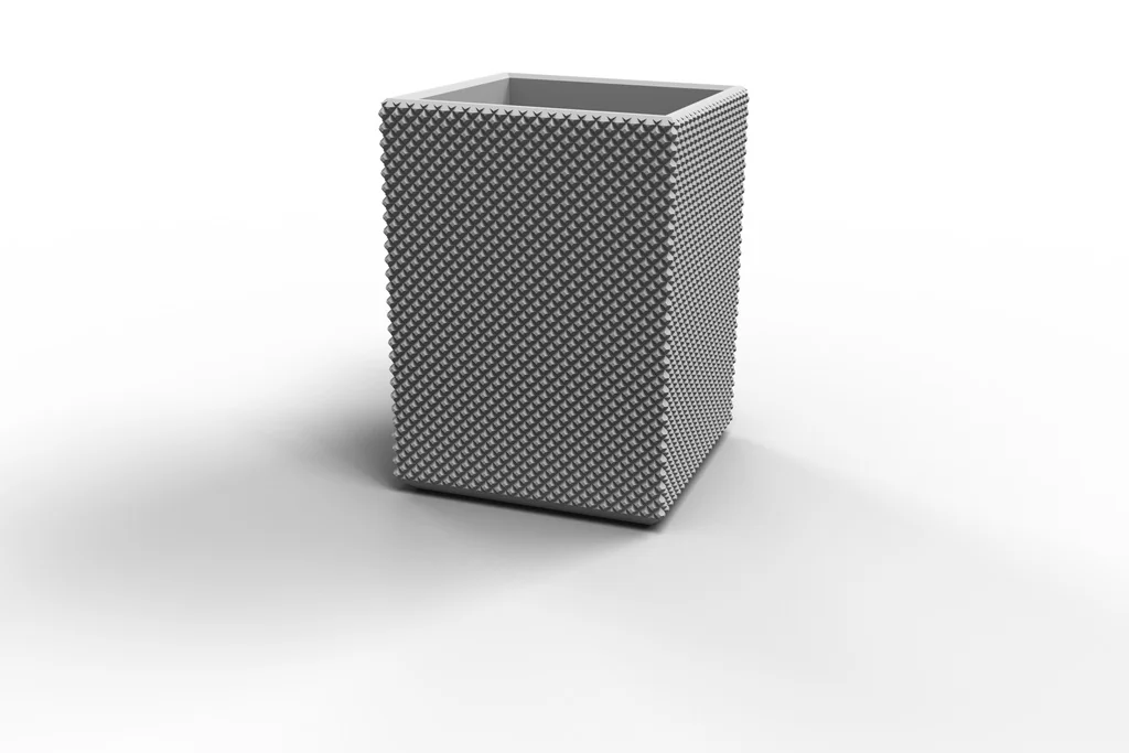 Прямоугольный Подставка для Карандашей с Рифлением