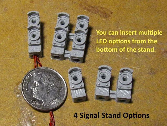 Модели карликовых сигналов для железной дороги масштаба N