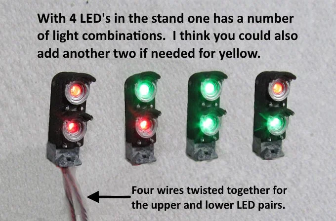 Модели карликовых сигналов для железной дороги масштаба N