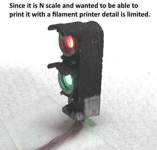 Модели карликовых сигналов для железной дороги масштаба N