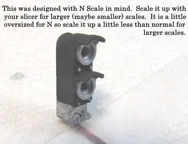 Модели карликовых сигналов для железной дороги масштаба N
