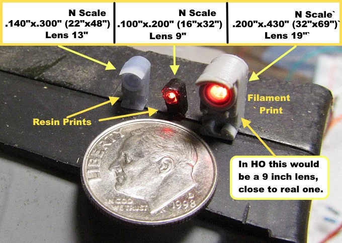 Модели карликовых сигналов для железной дороги масштаба N