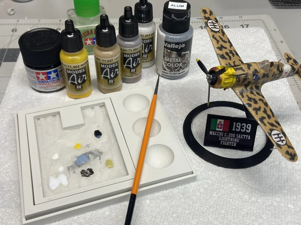 Модель Влажной Палитры для Рисования