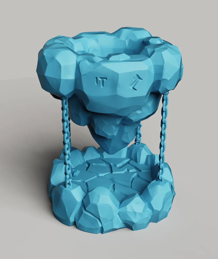 Плантер 'Парящая Фантазия' с магическими рунами