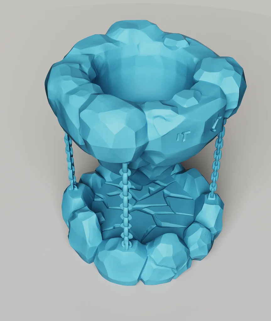 Плантер 'Парящая Фантазия' с магическими рунами