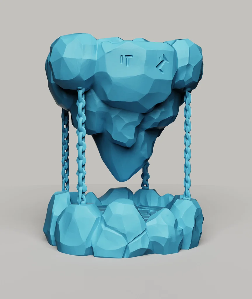 Плантер 'Парящая Фантазия' с магическими рунами