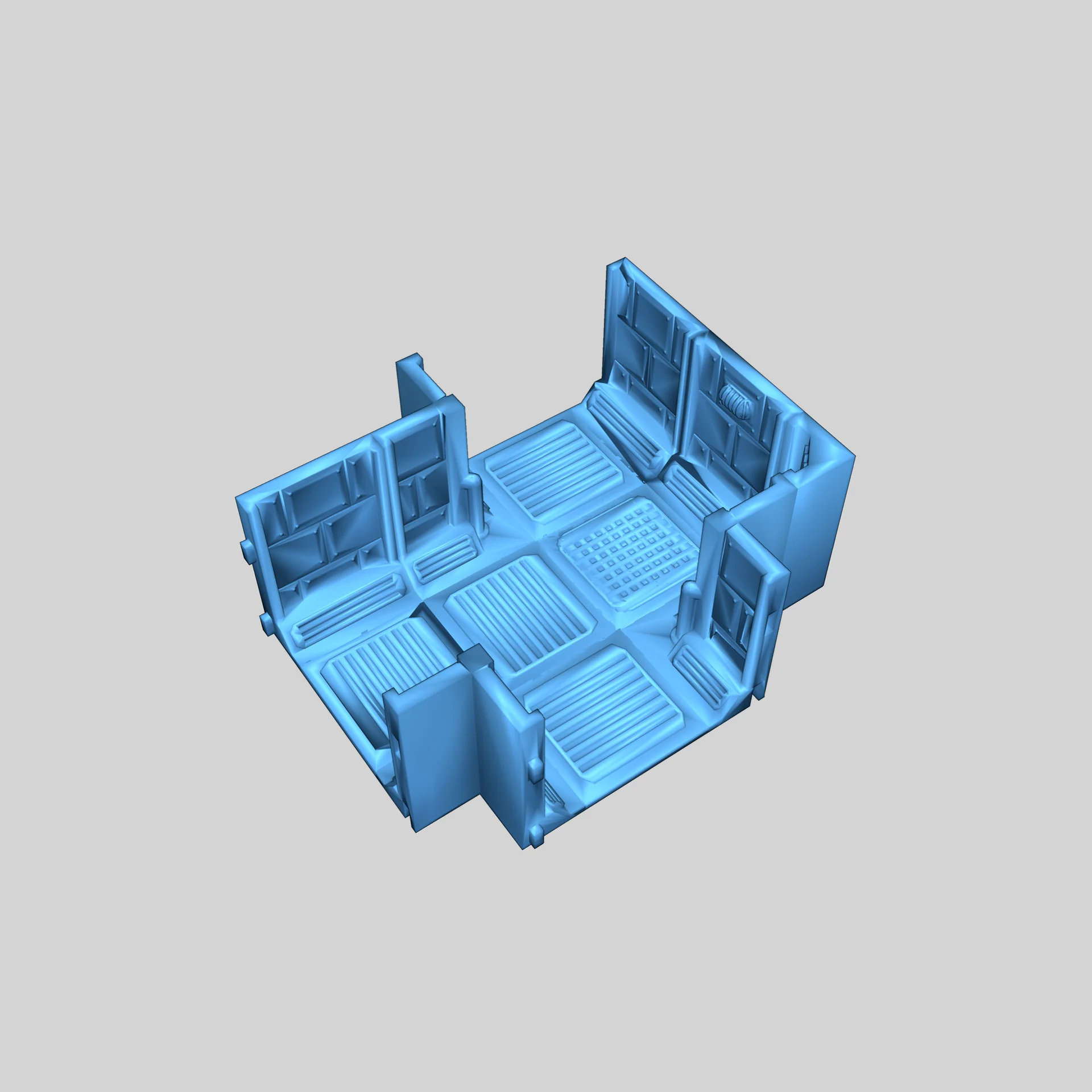 Коридоры и модули карты Space Hulk