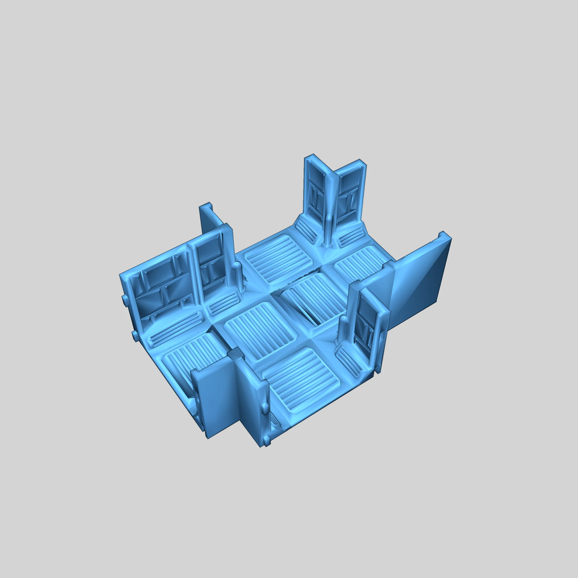 Коридоры и модули карты Space Hulk