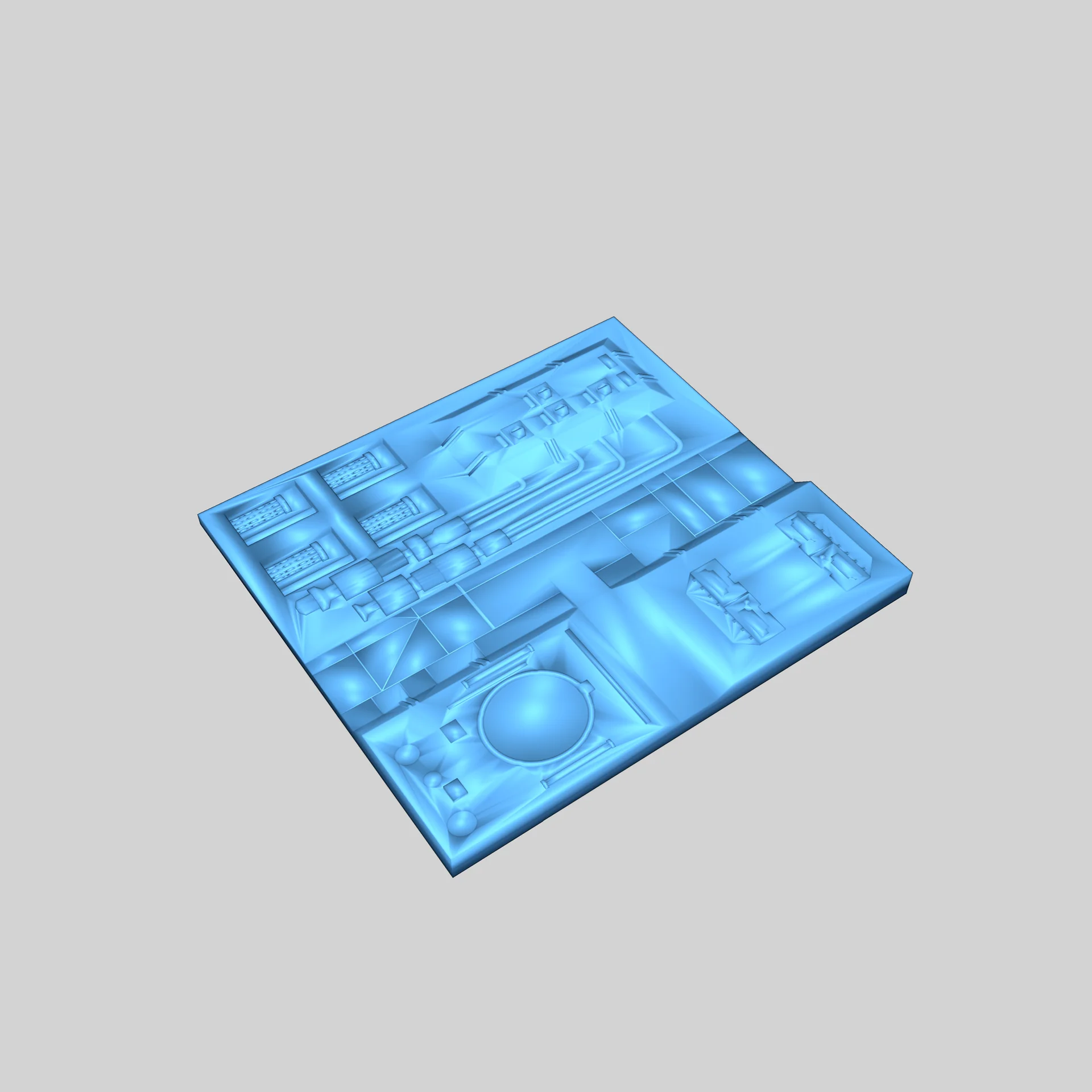 Коридоры и модули карты Space Hulk