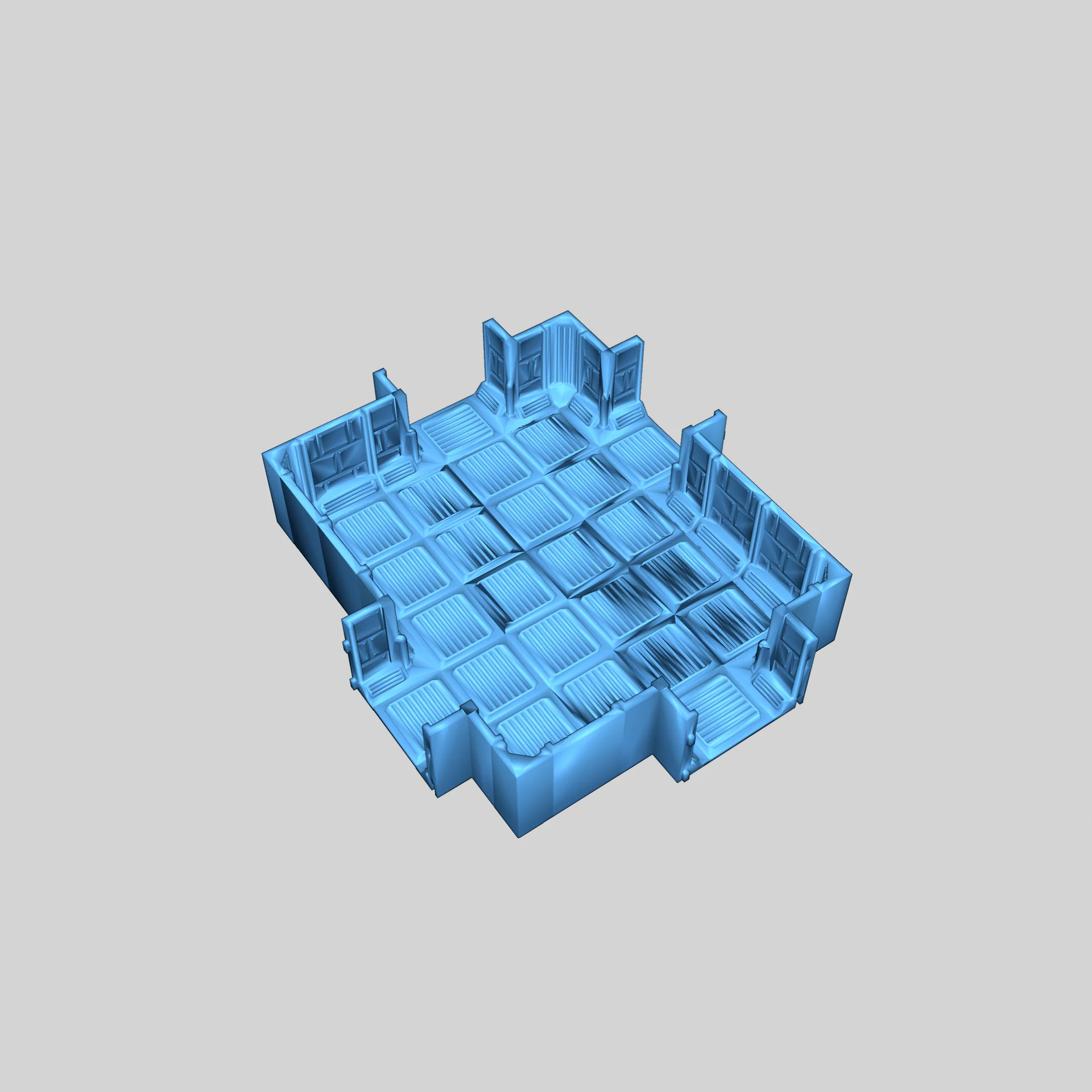 Коридоры и модули карты Space Hulk