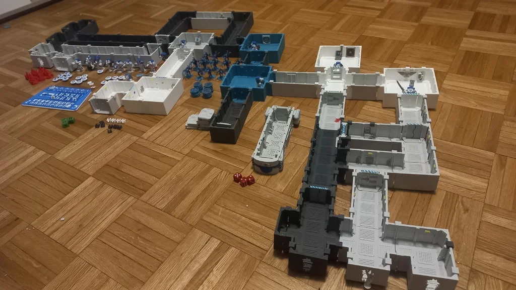 Коридоры и модули карты Space Hulk