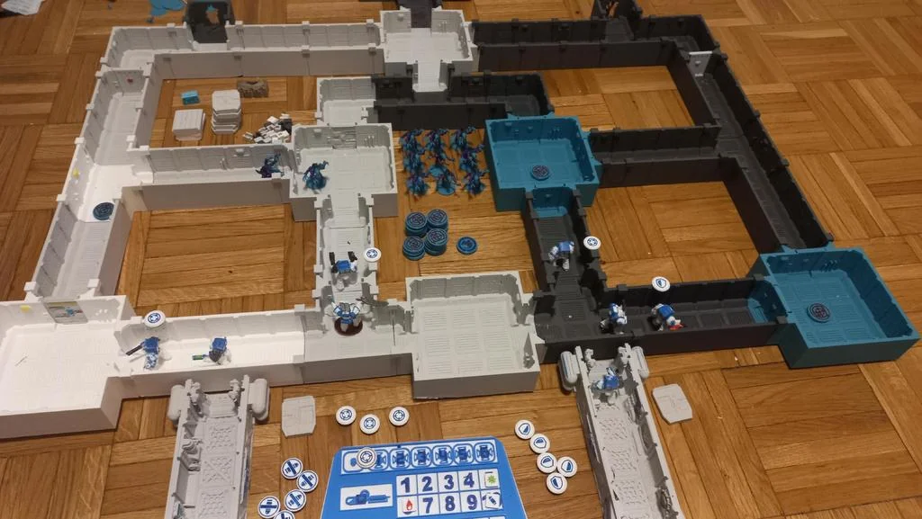 Коридоры и модули карты Space Hulk