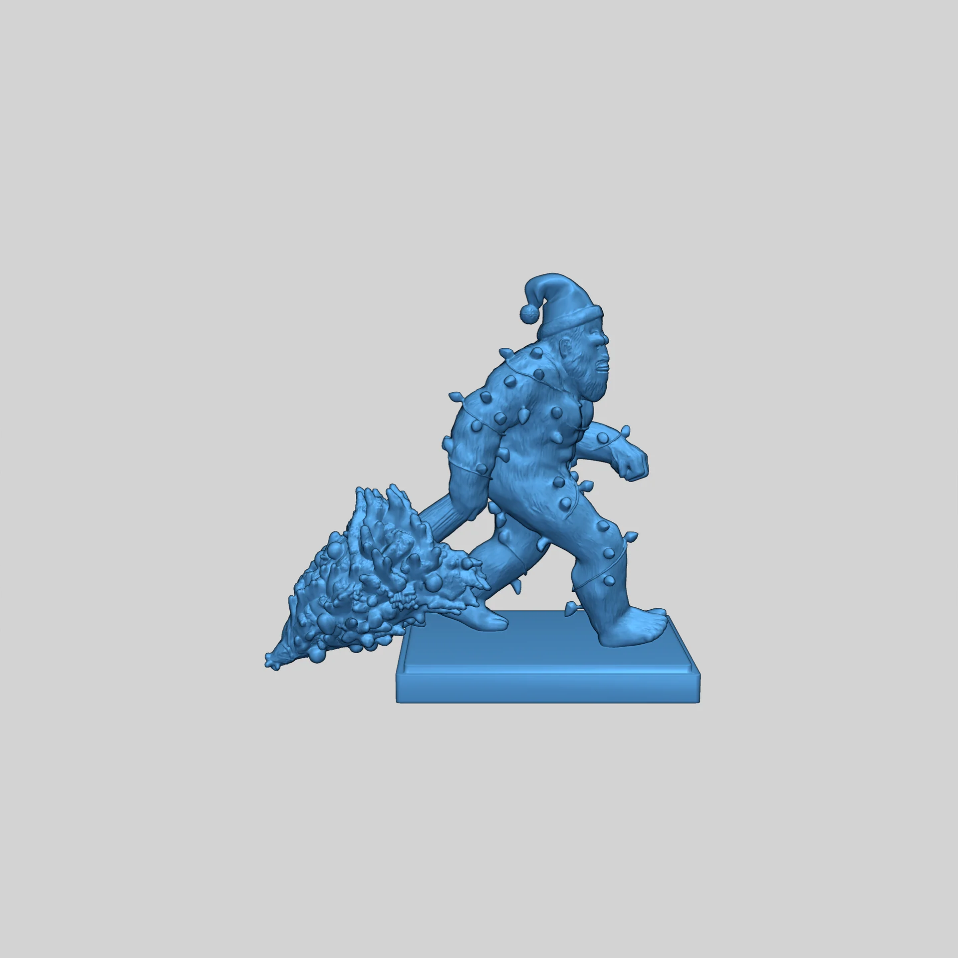 Юлтид Бигфут - Санта Сасквоч с деревом