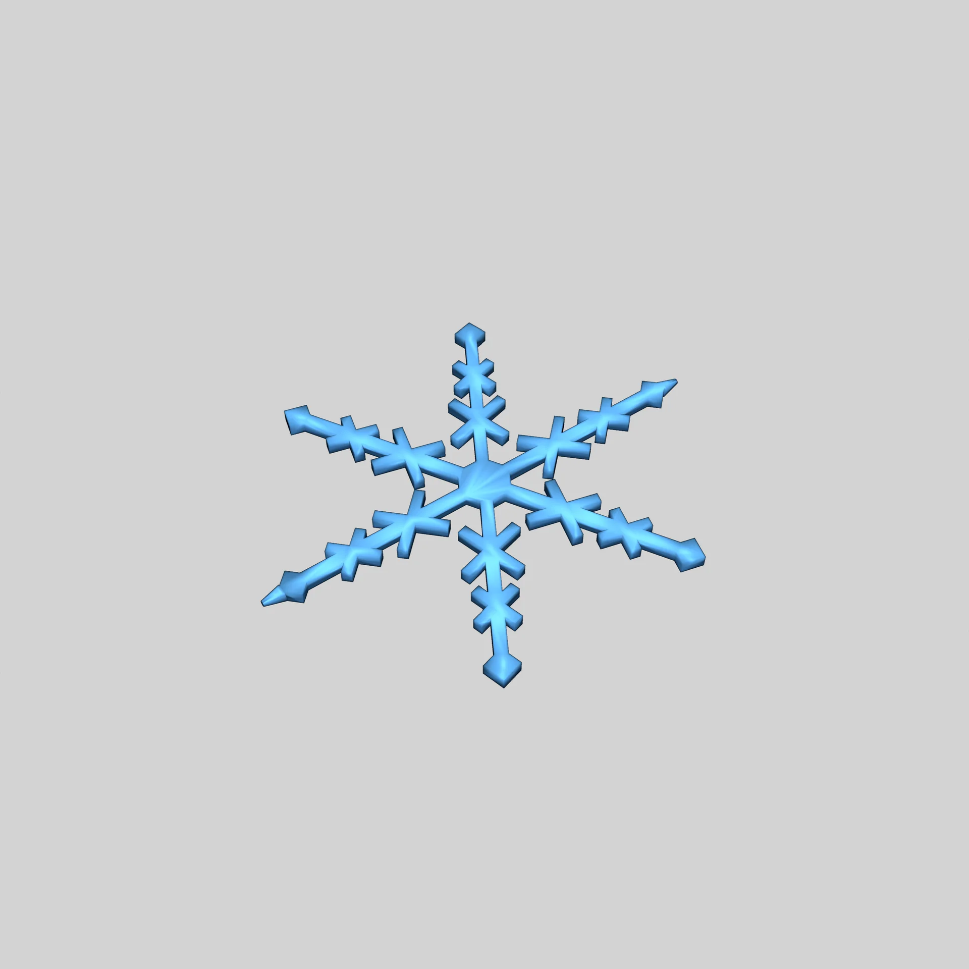 Украшение в форме снежинки - Праздничный декор