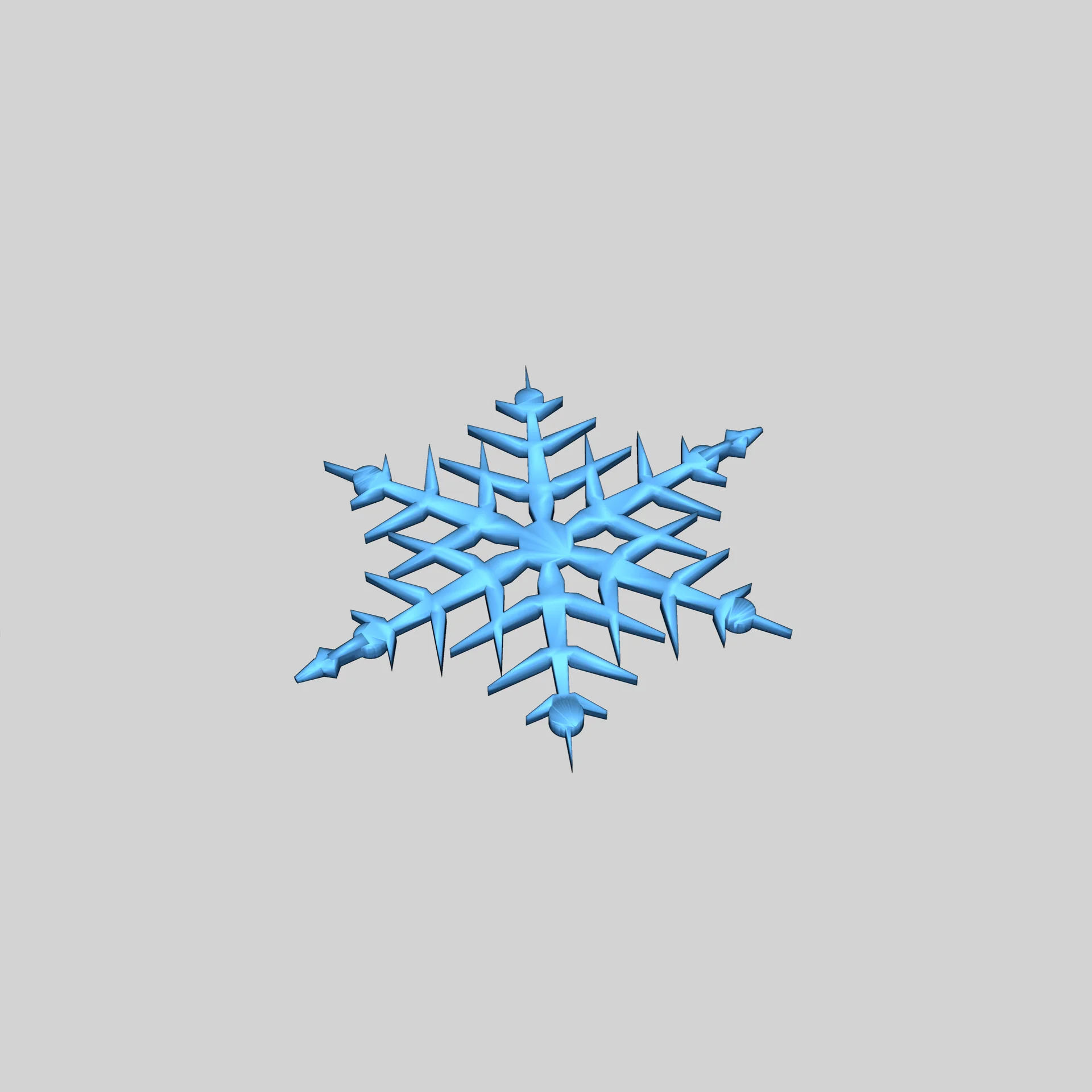 Украшение в форме снежинки - Праздничный декор