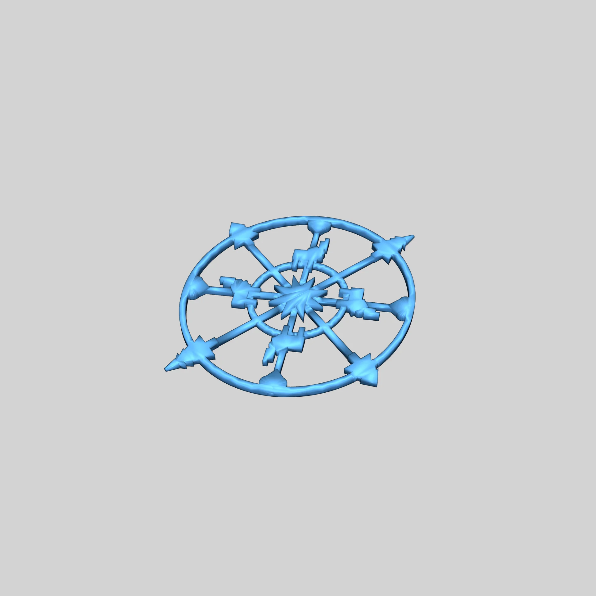 Украшение в форме снежинки - Праздничный декор