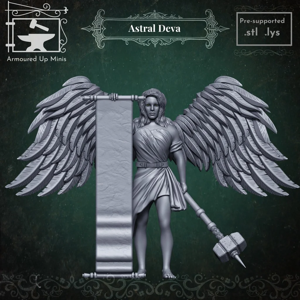 Миниатюра Astral Deva для настольных игр