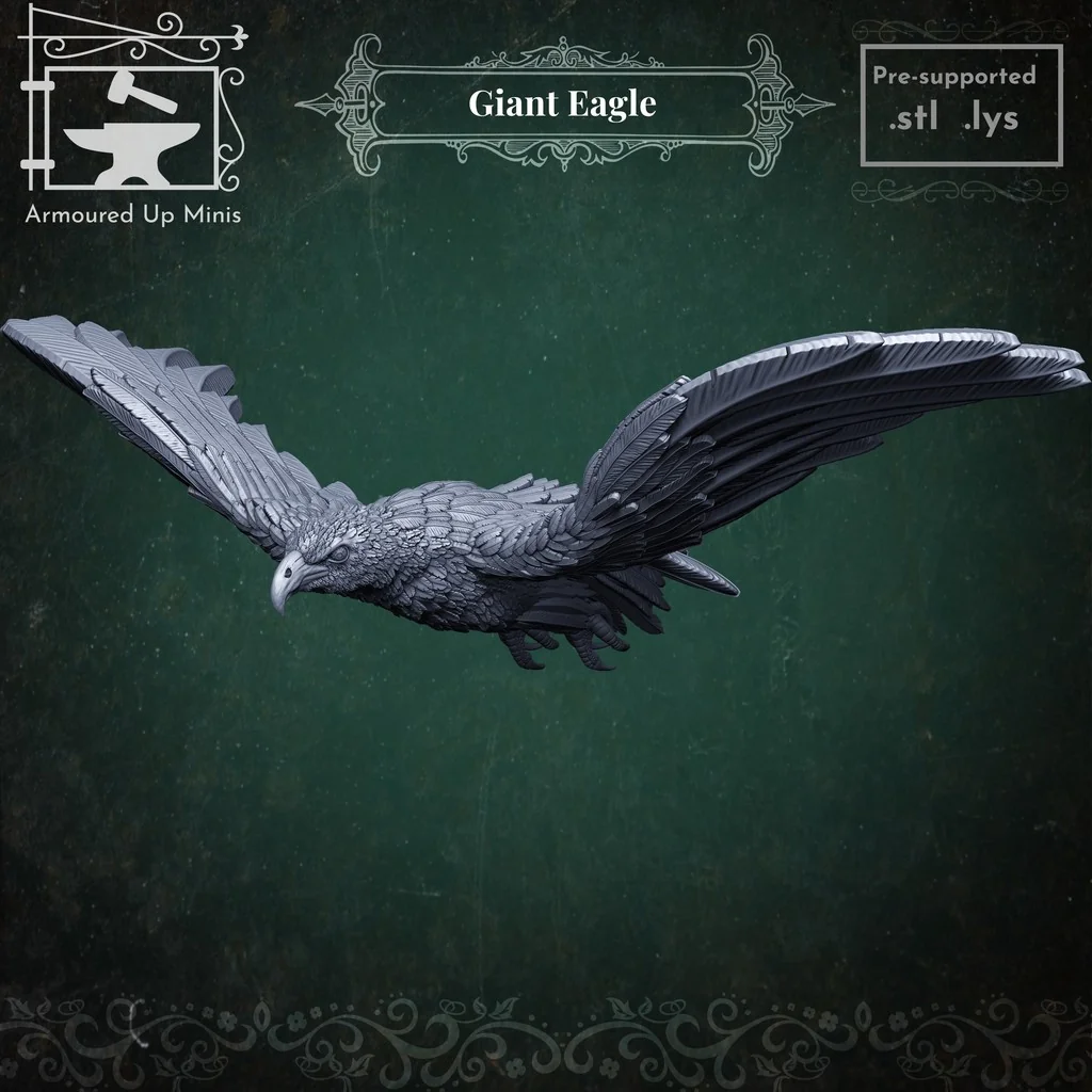 Миниатюра Гигантского Орла для настольных игр