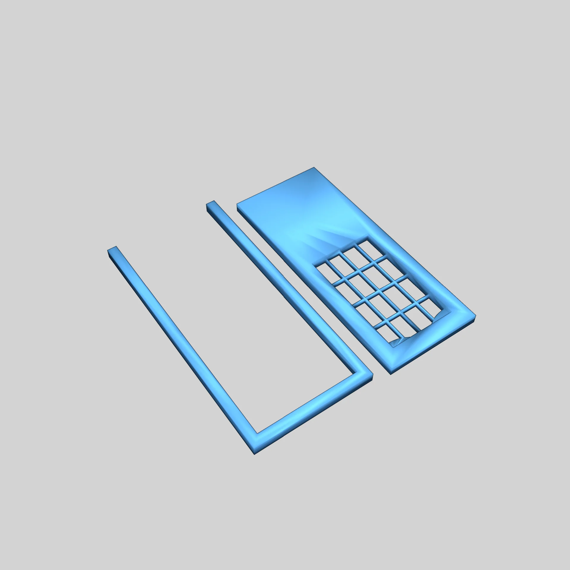 Миниатюрный фасад дома