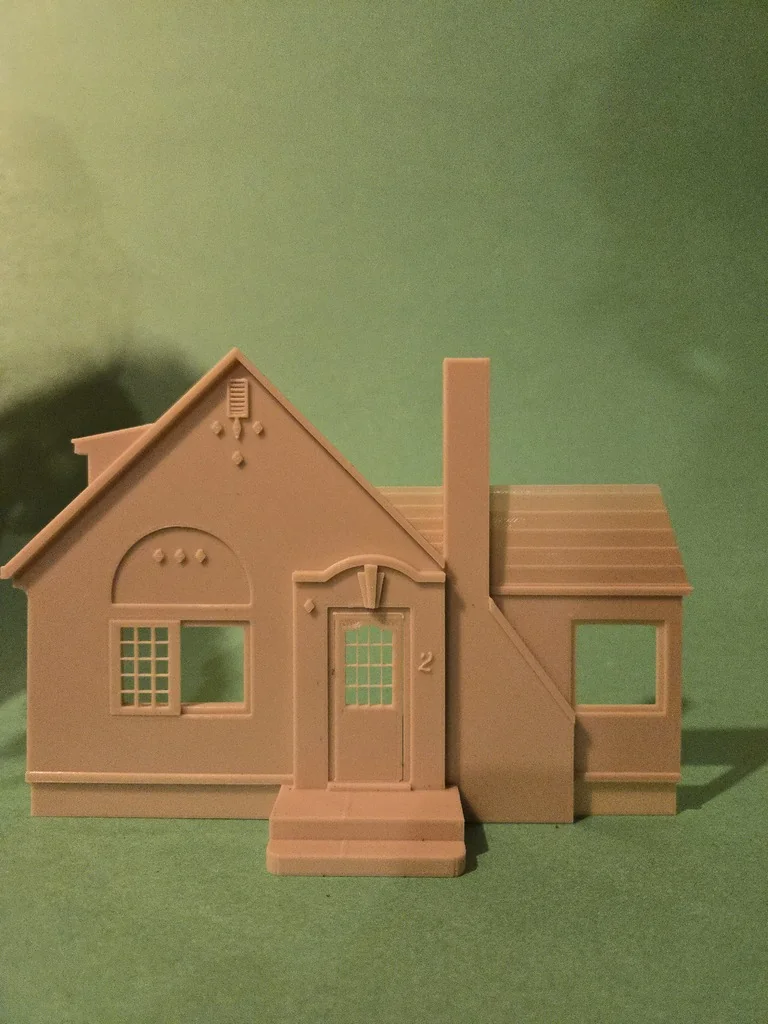 Миниатюрный фасад дома