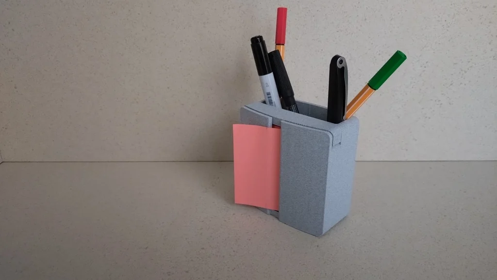 Подставка для ручек в стиле бетона