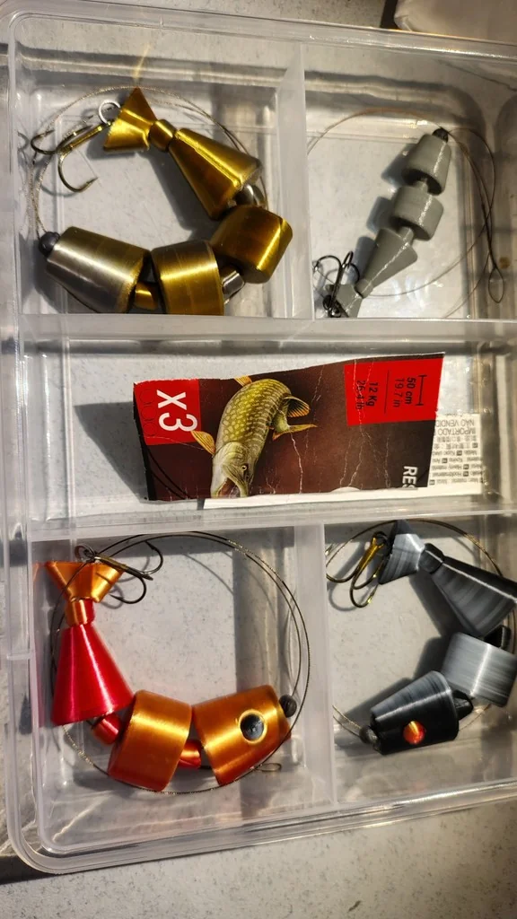 Модульная 3D-модель приманки для рыбалки