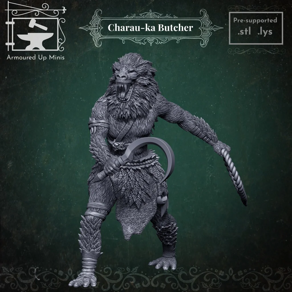 Миниатюра Charau-ka Butcher для игр
