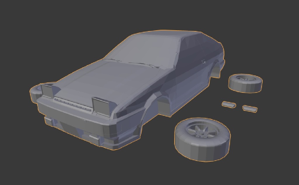 3D Модель автомобиля