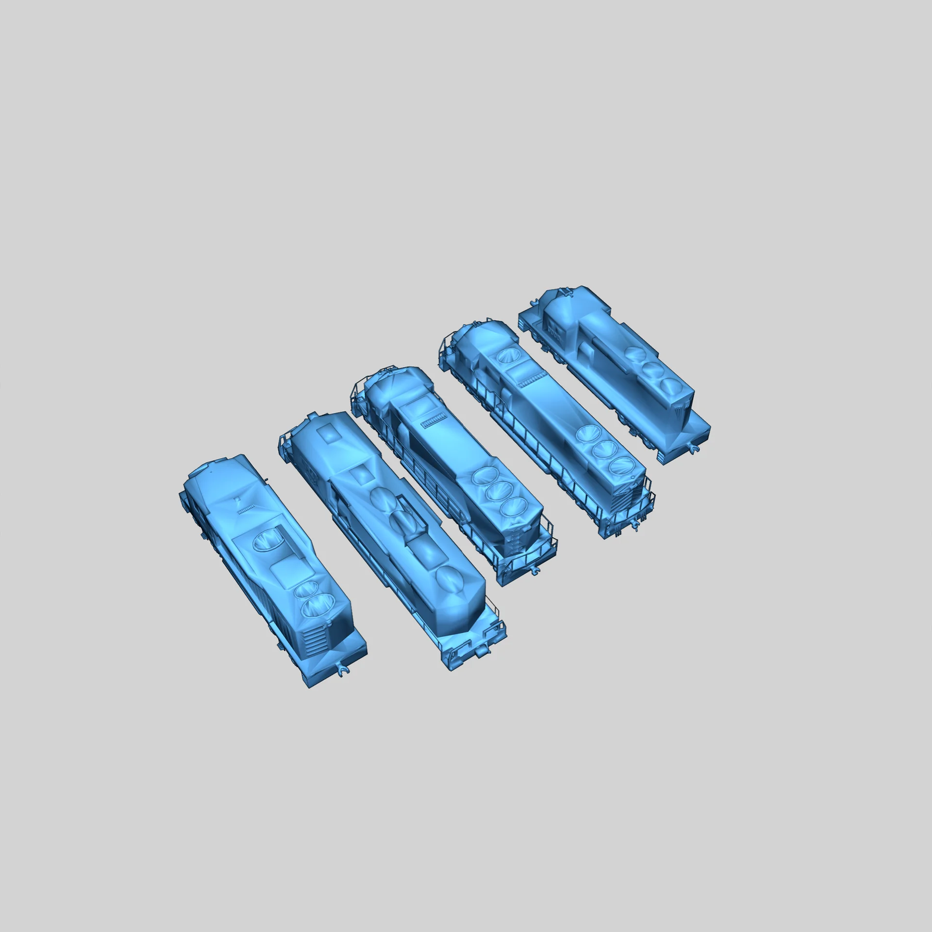 Модели тепловозов масштаба N, часть 3